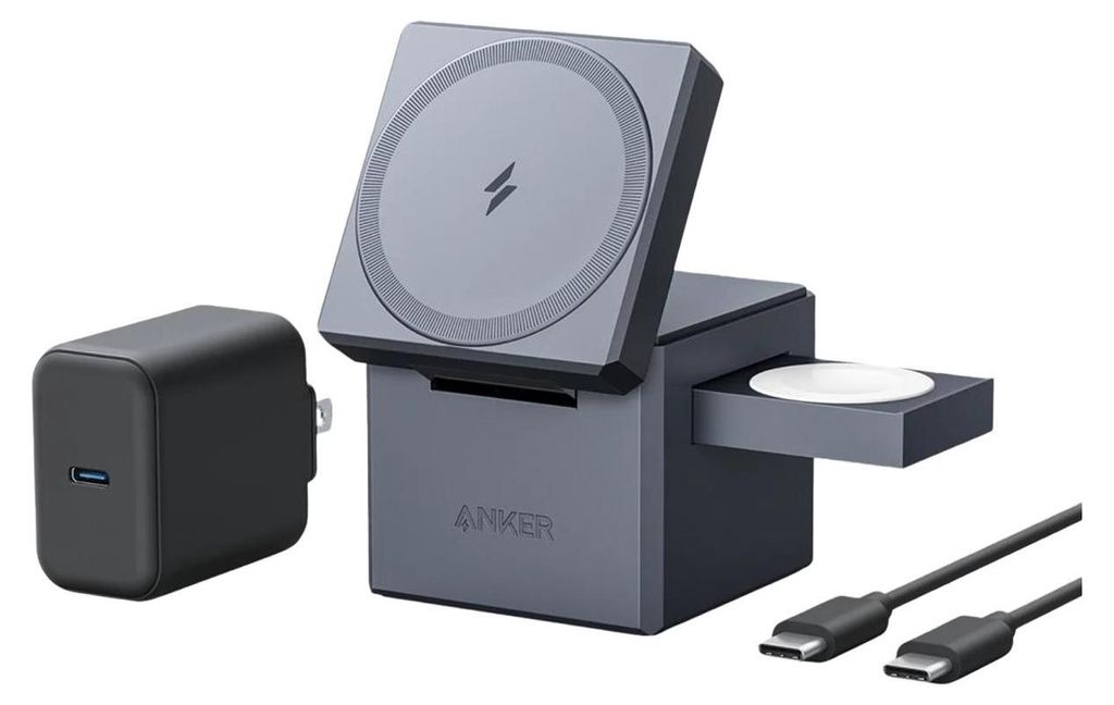 ANKER Cubo 3 in 1 con MagSafe, grigio Immagine del prodotto 