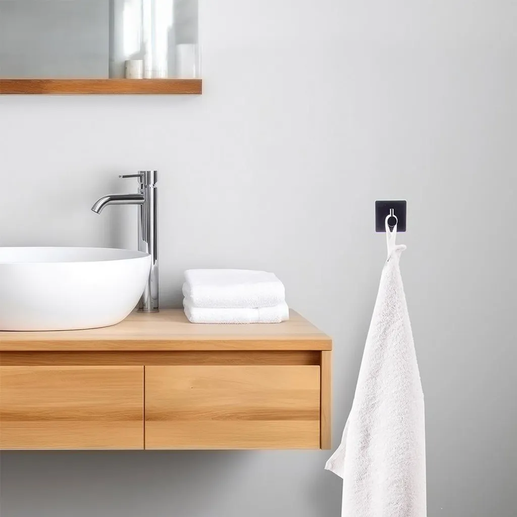 Set 2 Ganci RADKA Neri 4,5x4,5 cm | Design Minimal per Casa Moderna - 2
