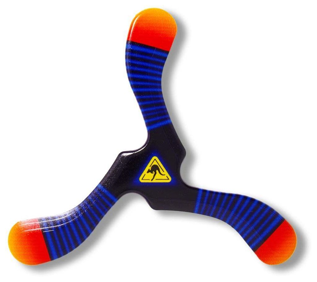 Buffalo boomerang Zebra 3 lame 27cm mano destra 40gr Immagine del prodotto 