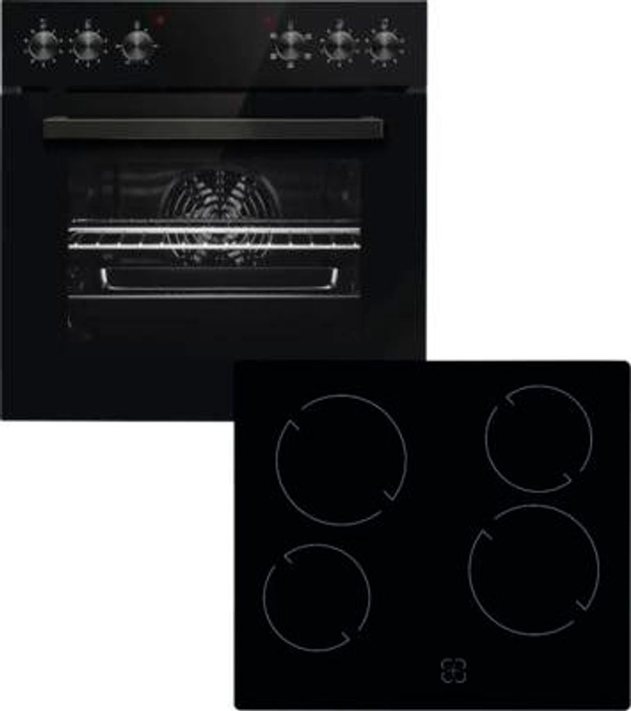 PKM EHS4B Einbauherd Set Backofen schwarz Umluft Produktbild 
