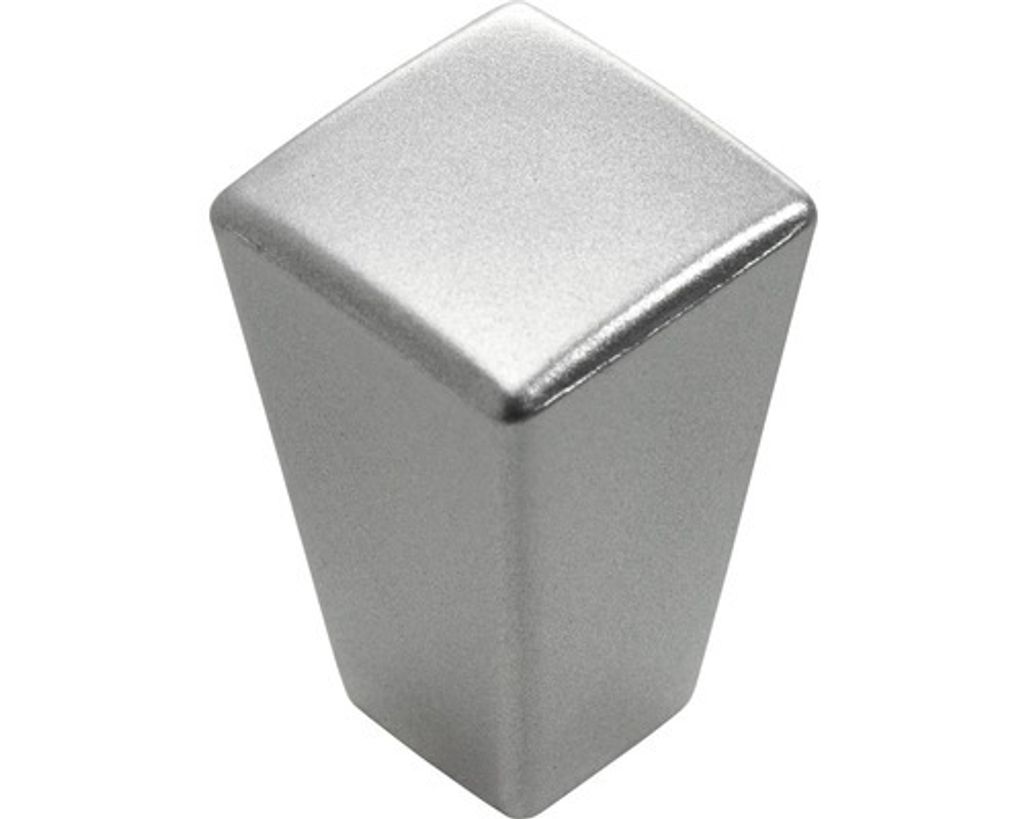 Hettich Möbelknopf Kunststoff silber 15,0 x 15,0 mm - 1 Stück