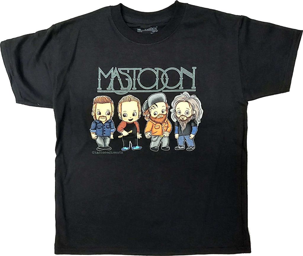 Mastodon - T-Shirt für Kinder RO7900 (128) (Schwarz)