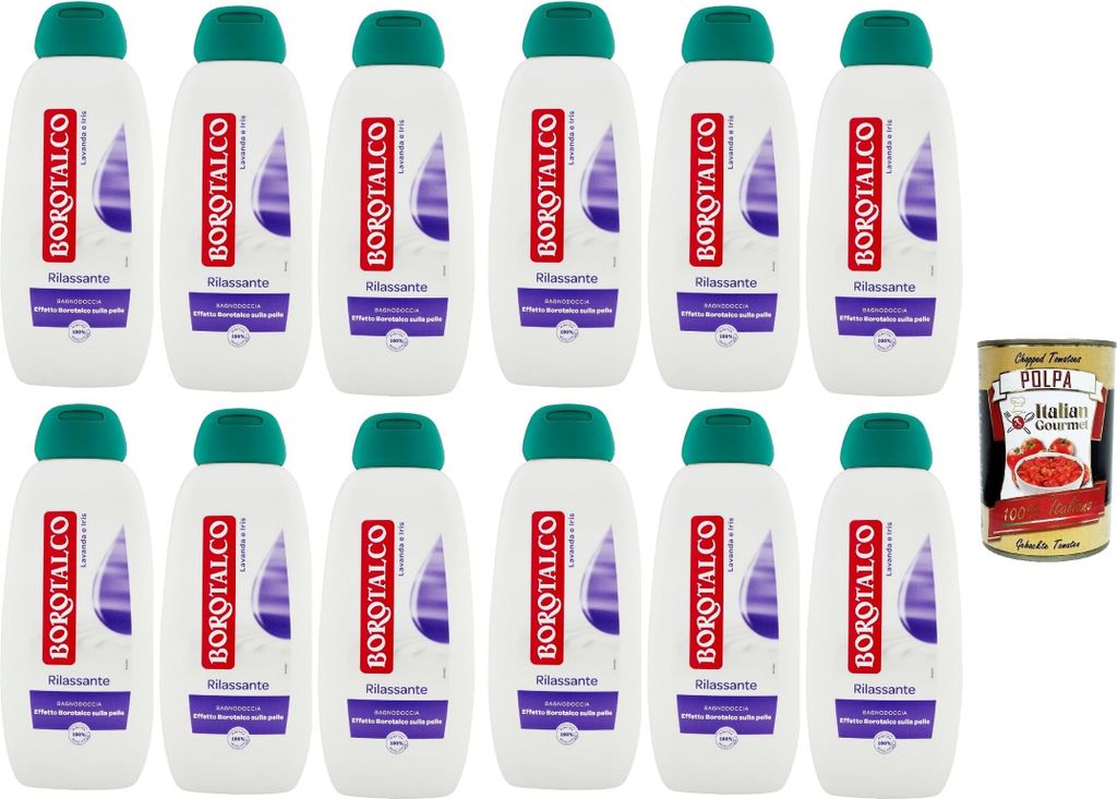 Borotalco - Badeschaum für Körper, Duft Lavendel und Iris - erfrischender Badeschaum, Borotalk-Effekt auf der Haut - Ideal für Damen und Herren ...