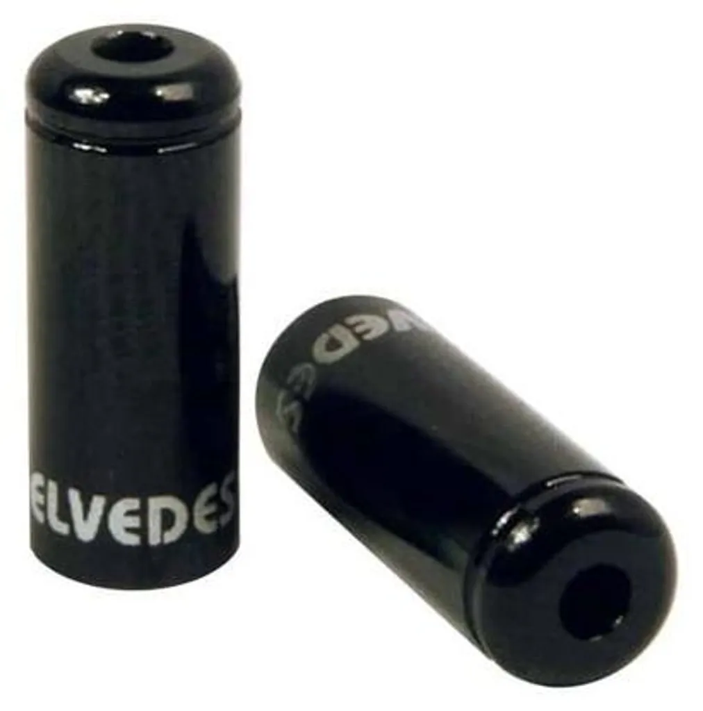Pot de câble 5,0 mm aluminium noir - Haute résistance lot de 50 pcs