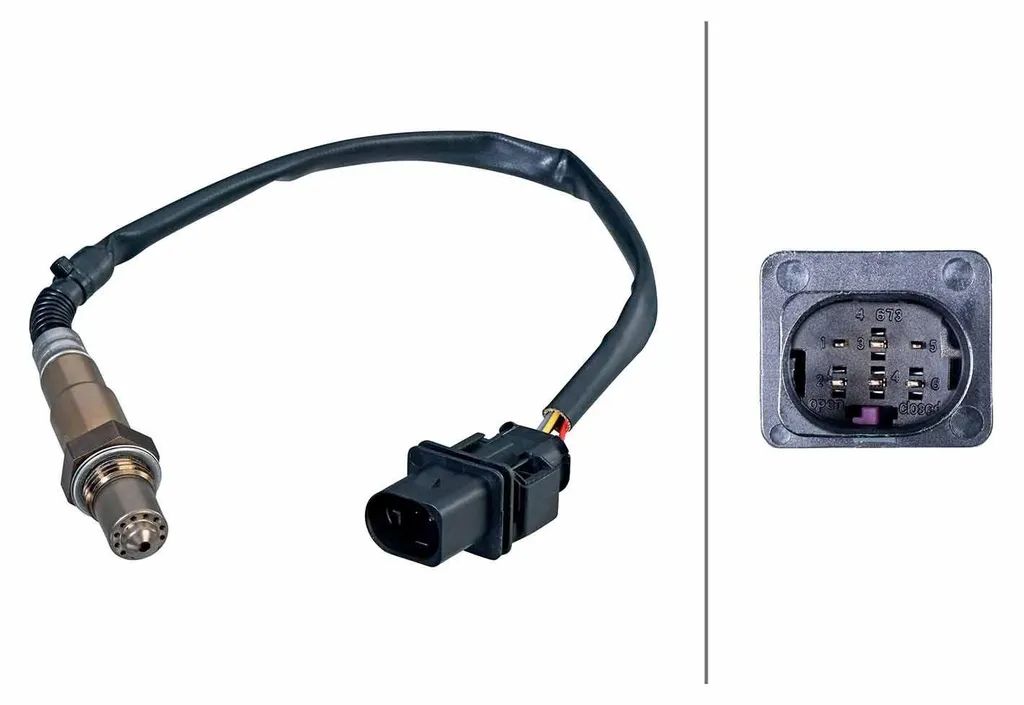 Capteur d'oxygène HELLA 280 mm chauffé pour BMW 3 Touring E91 essence