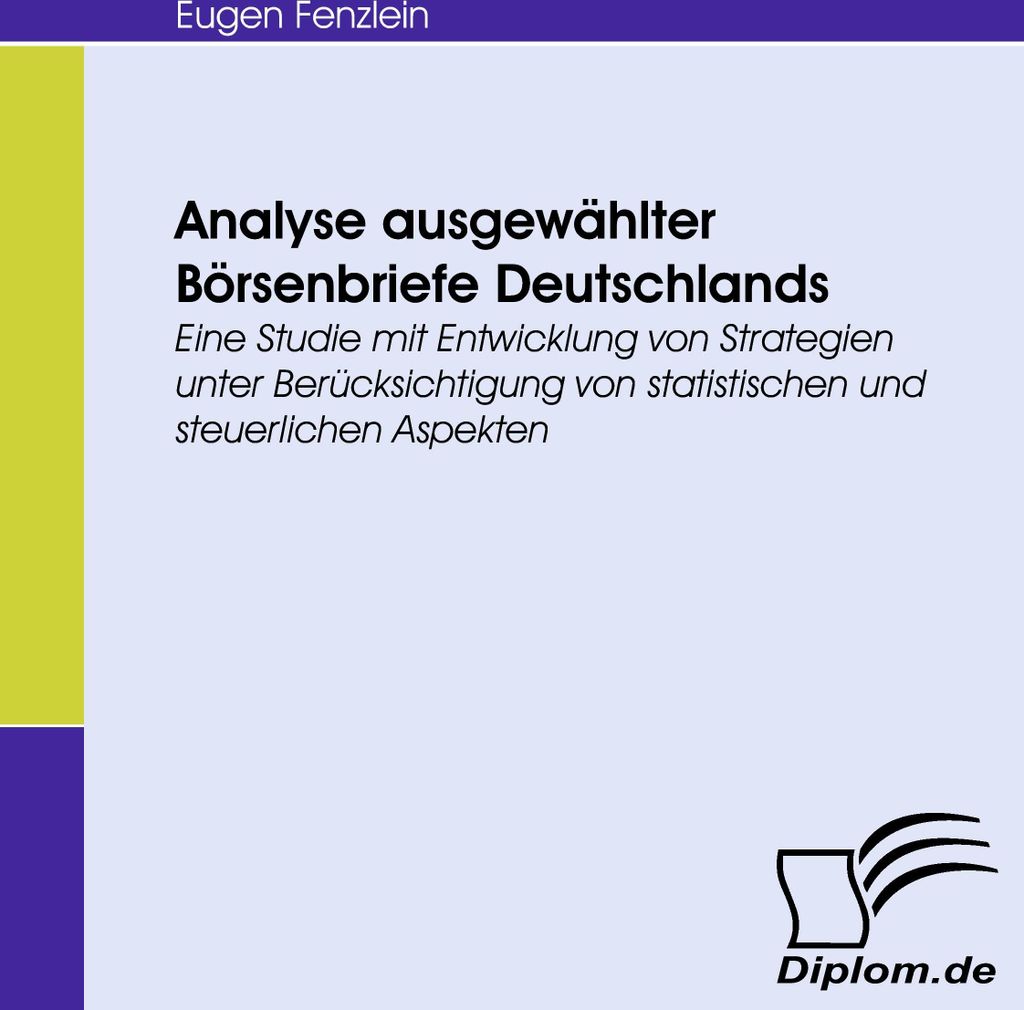 Analyse ausgewählter Börsenbriefe Deutschlands