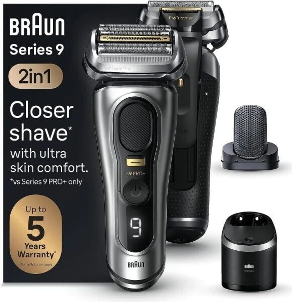 Braun Series 9 Pro+ 9597cc silber/schwarz