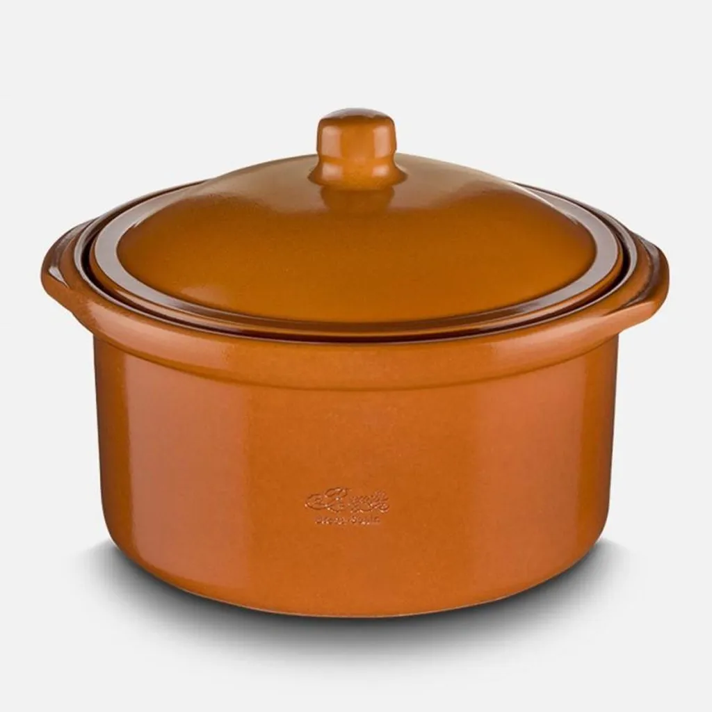 Casseruola Bio in Argilla Refrattaria 28cm | Cucina Naturale No-Tox