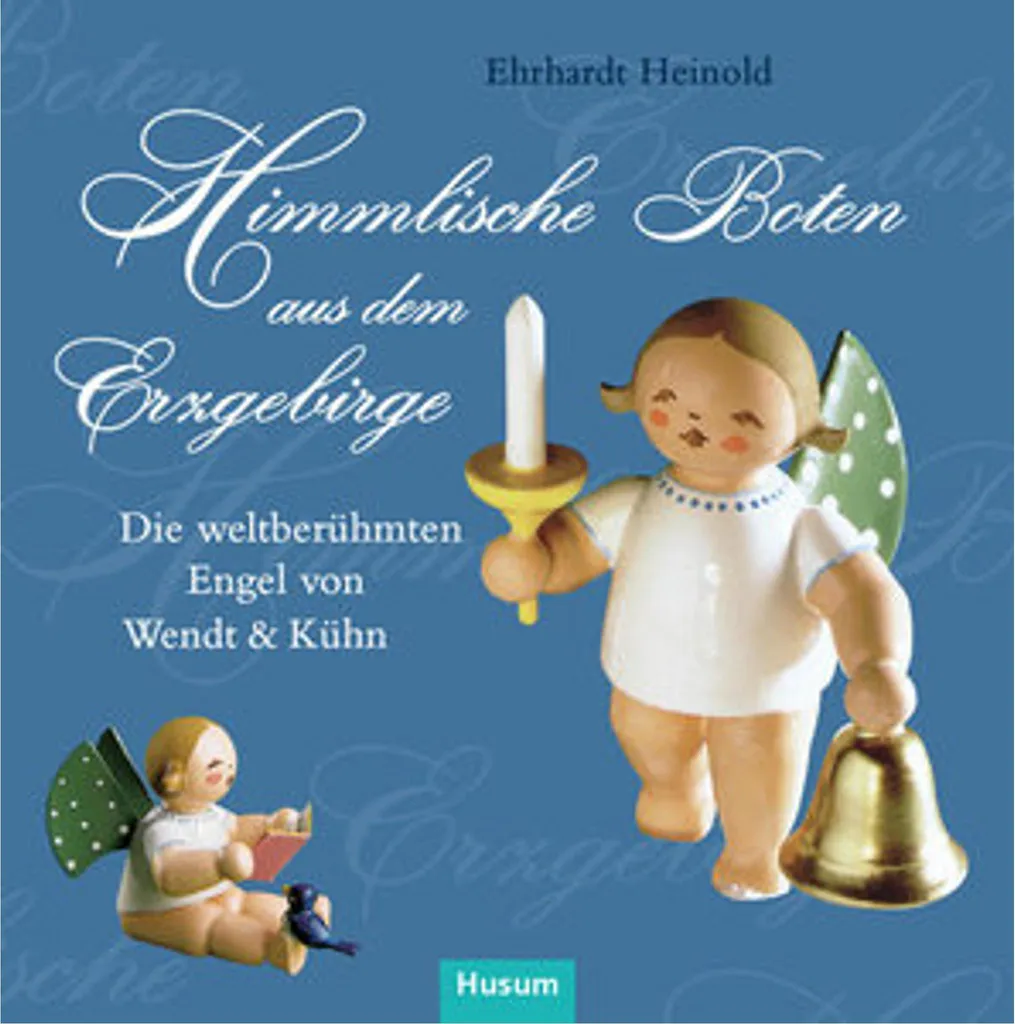 Ange en bois Erzgebirge - Figurine artisanale allemande authentique 6cm