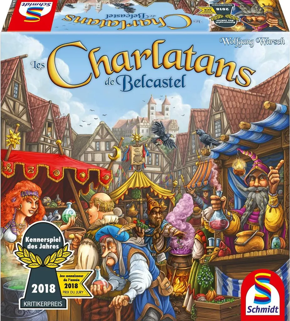 Jeu de plateau de stratégie Charlatans de Belcastel par Schmidt Spiele