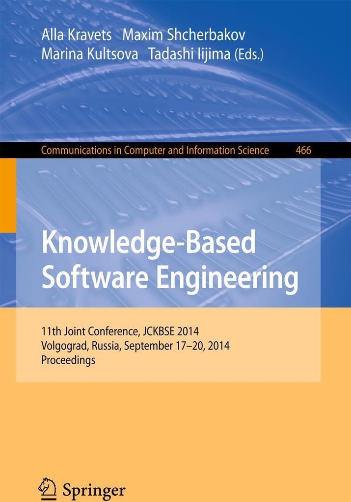 Knowledge-Based Software Engineering