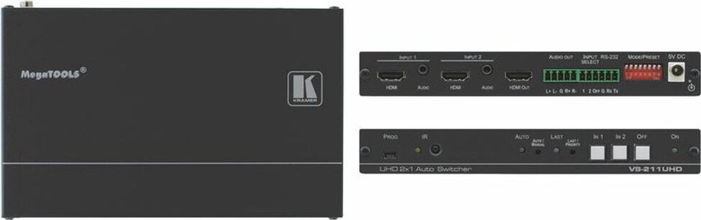 Commutatore KVM Kramer Electronics VS-211UHD Immagine del prodotto 