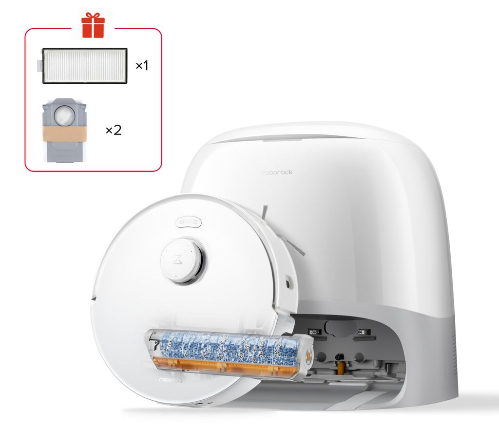 Roborock Qrevo Curv 2 FlowX Robot Aspirapolvere e Immagine del prodotto 