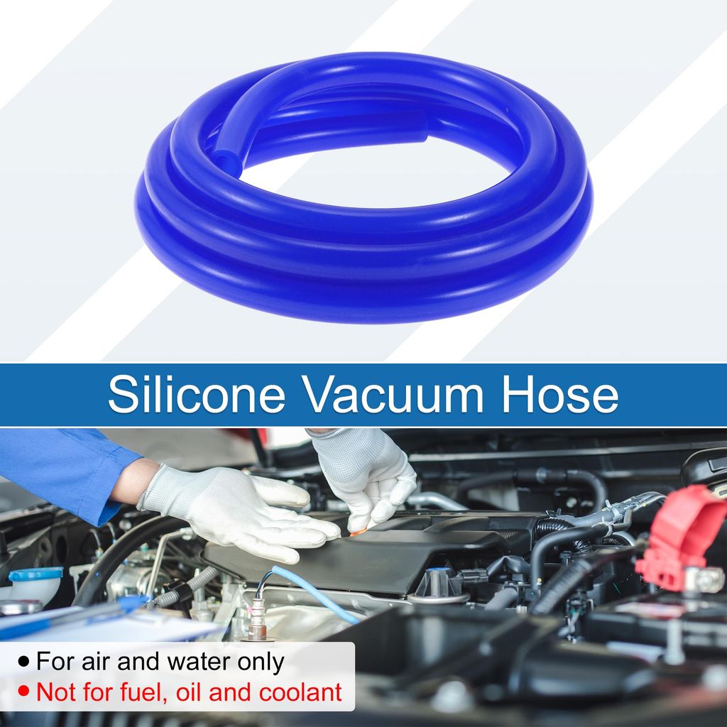 Silikon-Vakuumschlauch Hochtemperatur 10Ft 9/16" 14mm ID 3,5mm Dicke Automobil-Vakuumschlauch Blau 1 Stück 130PSI Maximaldruck