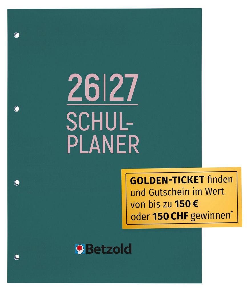 Betzold Design-Schulplaner, Loseblattsammlung, DIN A4, Schuljahr: 2026/2027