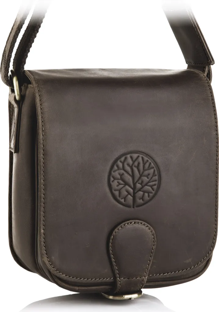 TBG-HT-104 Borsa messenger da donna marrone HUNTER