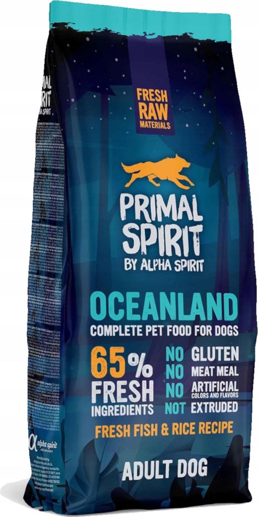 PRIMAL SPIRIT Oceanland Ryba – polovlhká krmivo pre Obrázok produktu 