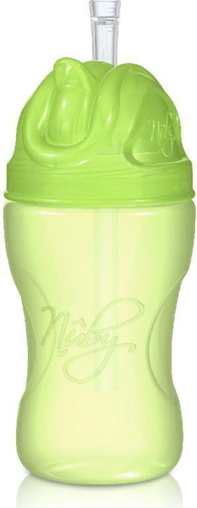 Nuby Mon premier gobelet anti-fuite avec paille, 300 ml Image du produit 
