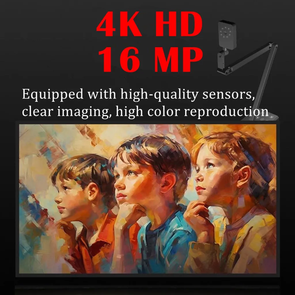 Visualiseur USB 4K pour démonstrations en direct et cours en ligne