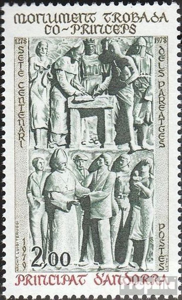 Briefmarken Andorra - Französische Post 1979 Mi 301 (kompl.Ausg.) postfrisch Co-Fürstentum