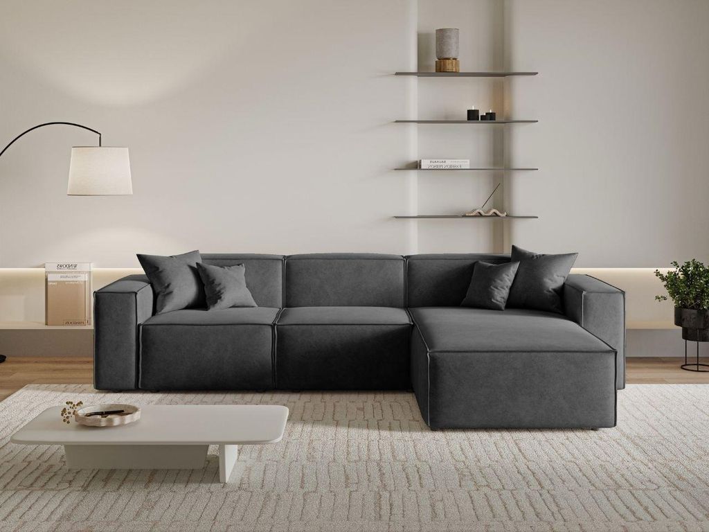 GrainGold Ecksofa L-Form Rechts Arizona - Moderne Ecksofa, Produktbild 