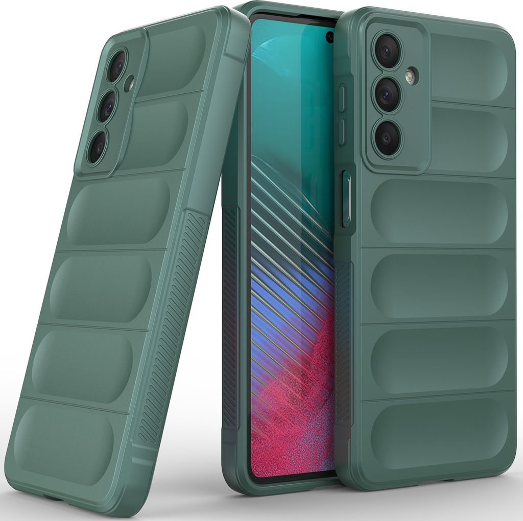 Handyhülle für Samsung Galaxy M54 5G Weich TPU Silikon Stossfest Anti-rutsch Hülle Grün