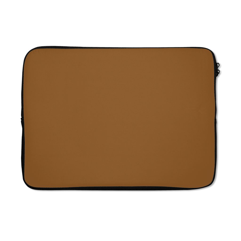 MuchoWow Laptop Hülle 14 ZollBraun - Erdton - Unifarben Laptoptasche - Laptoptasche - Stoßsicher - Schutzhaube