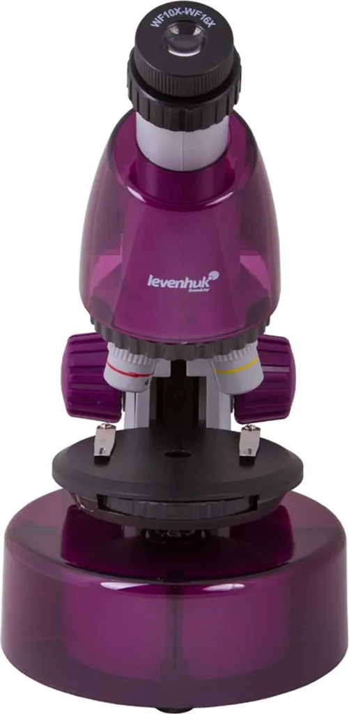 Microscope monoculaire enfant LabZZ M101 : loupe binoculaire éducative violet - 2