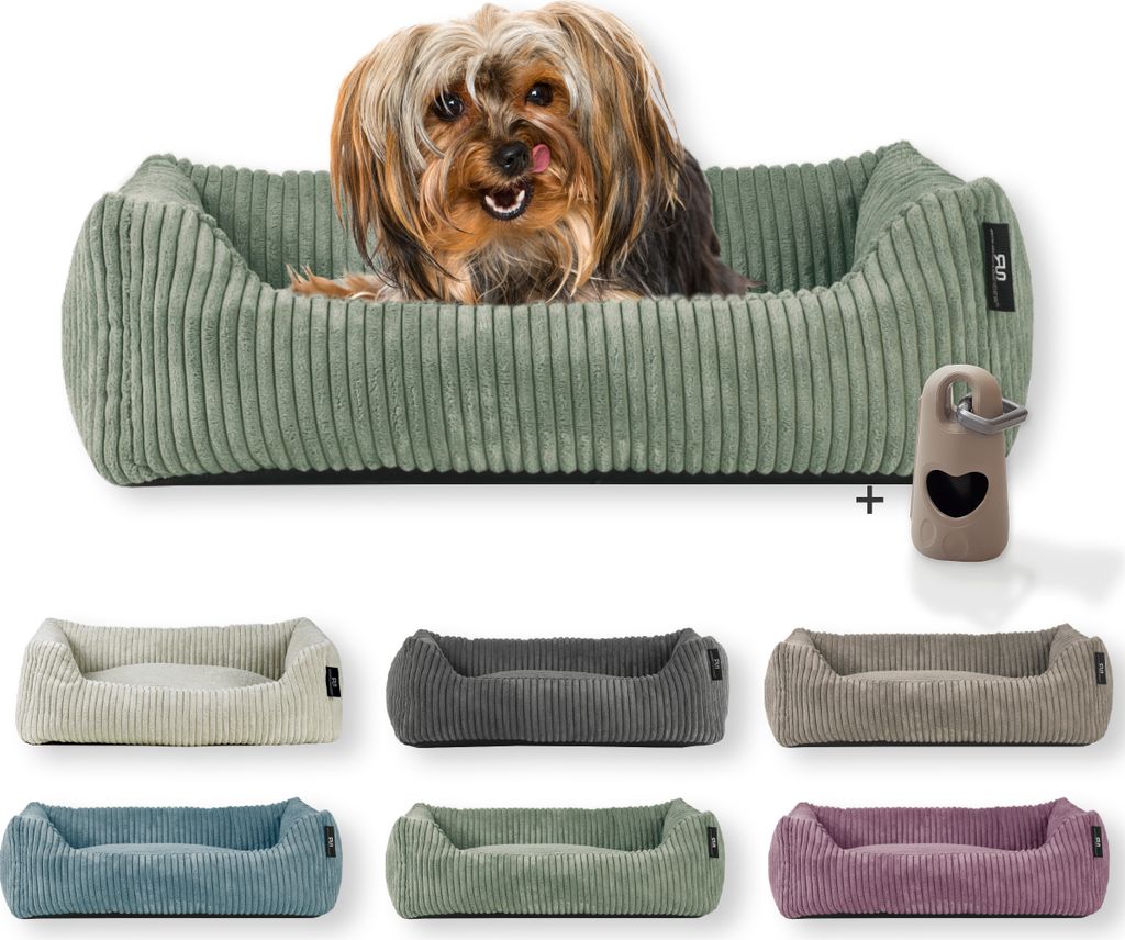 Rohrschneider Hundebett waschbar für kleine und mittelgroße Produktbild 