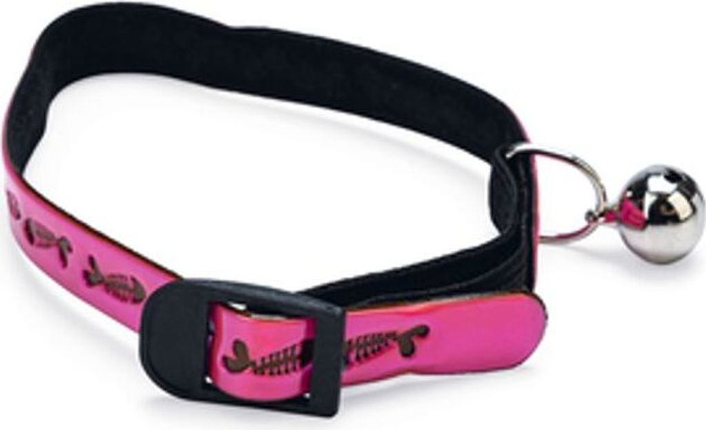 Karlie Fish - Katzenhalsband - Nylon - Rosa - 30x1 cm