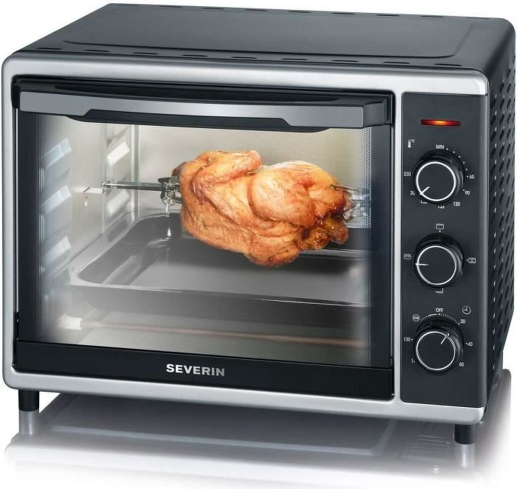 Severin 2056 30 L Noir, Gril en acier inoxydable Image du produit 