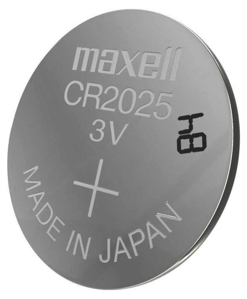 MAXELL Lithium-Knopfzelle CR2025 3,0Volt 148mAh Produktbild 