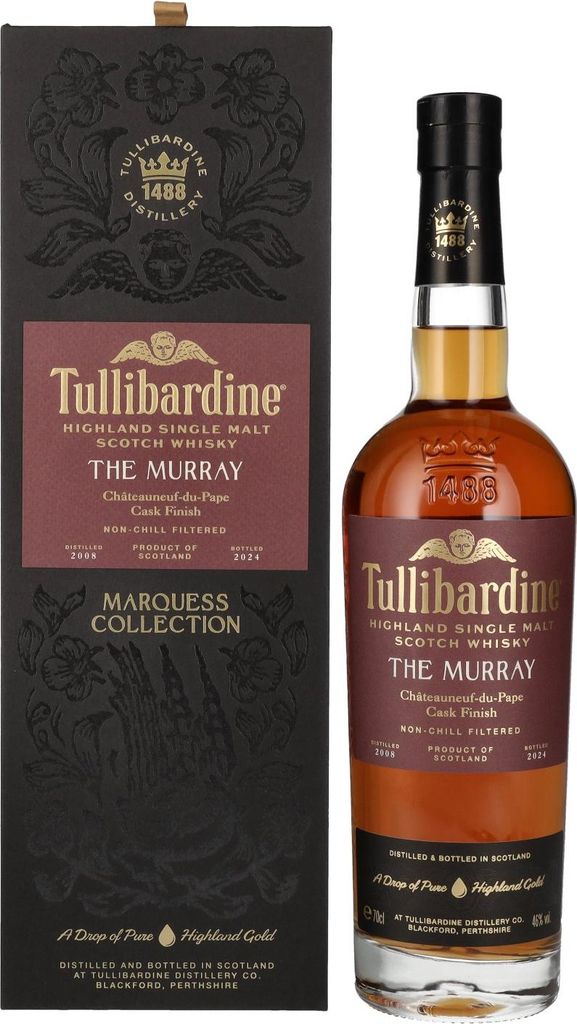 Tullibardine THE MURRAY The Marquess Collection Châteauneuf-du-Pape Finish 2008 46% Vol. 0,7l in Geschenkbox