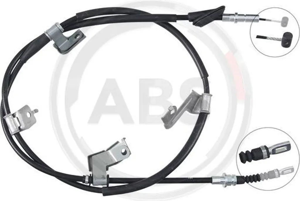 Câble de frein à main A.B.S. K19008 pour Civic OE 47510S5SE13 robuste
