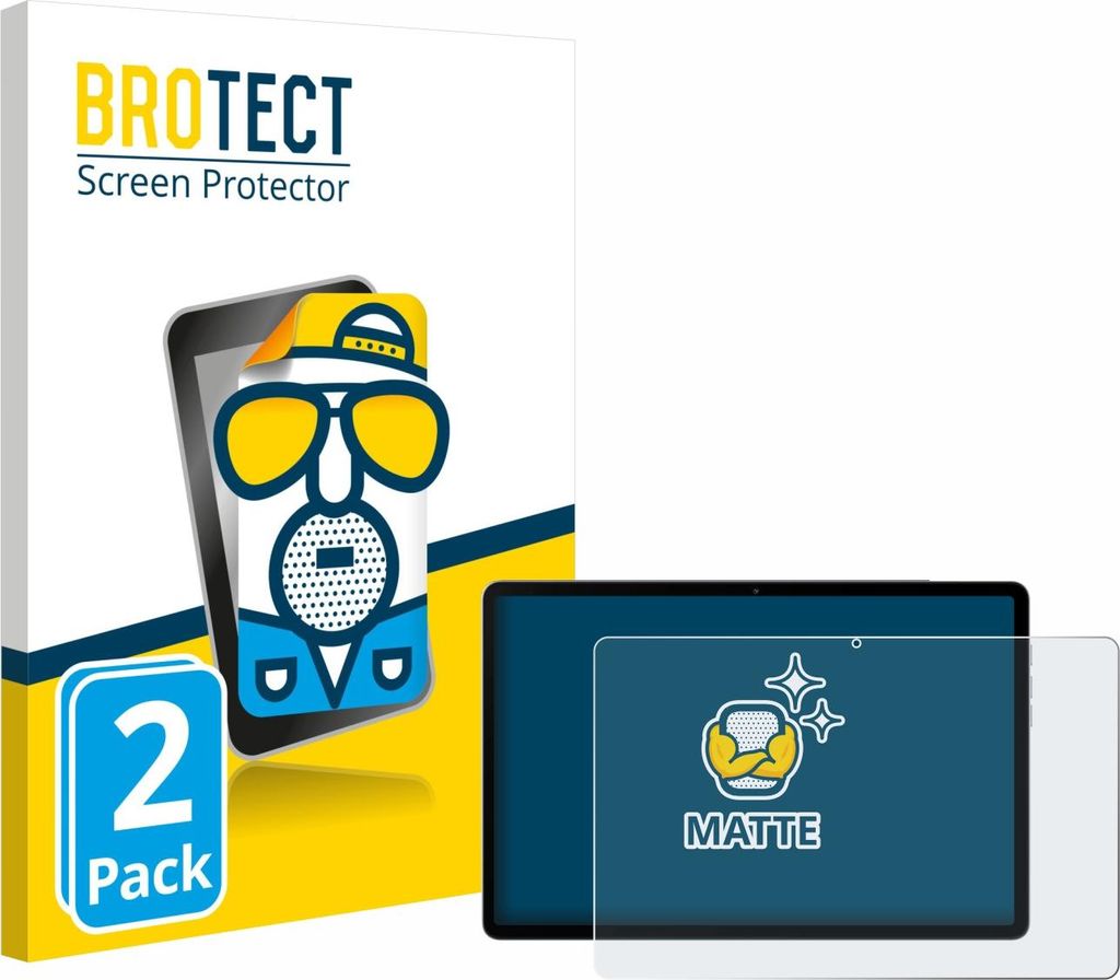 2x BROTECT Schutzfolie für Black Shark Pad 7 Displayschutz Displayschutzfolie Folie Matt Entspiegelungsfolie