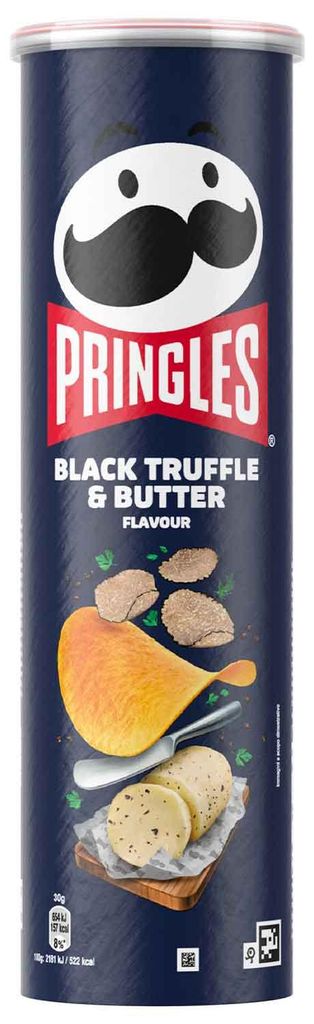 Pringles Black Truffle & Butter 185g Produktbild 