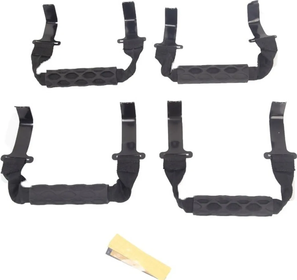 Set 4 Pezzi Maniglie Barra Sportiva Jeep JL 2018+ Nero Convenienza