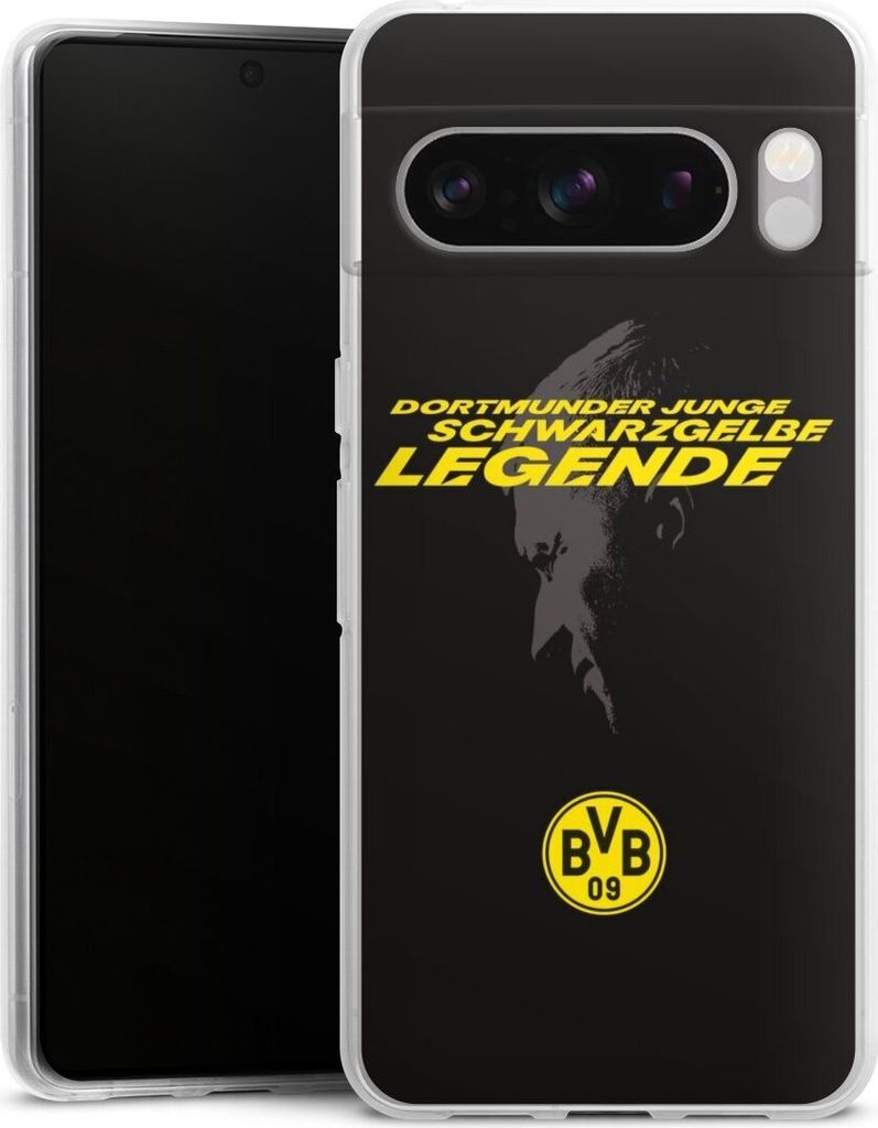 DeinDesign Handyhülle für Google Pixel 8 Pro Silikon Hülle Case Smartphone Schutzhülle BVB Borussia Dortmund Marco Reus
