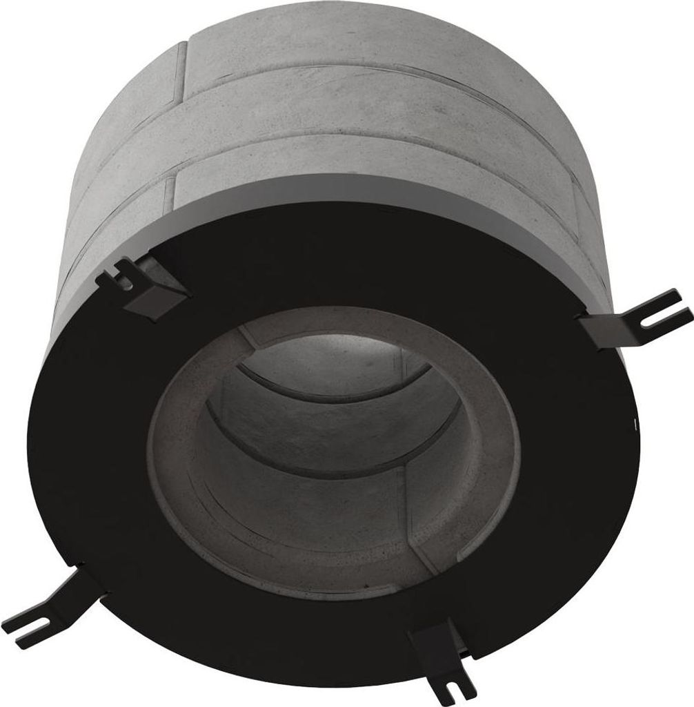 Satz Betonsammelscheiben 6 Stk. 3 Schichten für Kaminöfen TORA/M