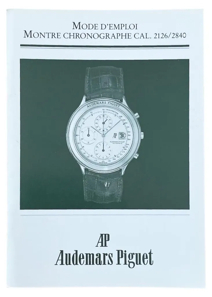 Manuel Audemars Piguet 2126 2840 Automatique pour compléter votre coffret