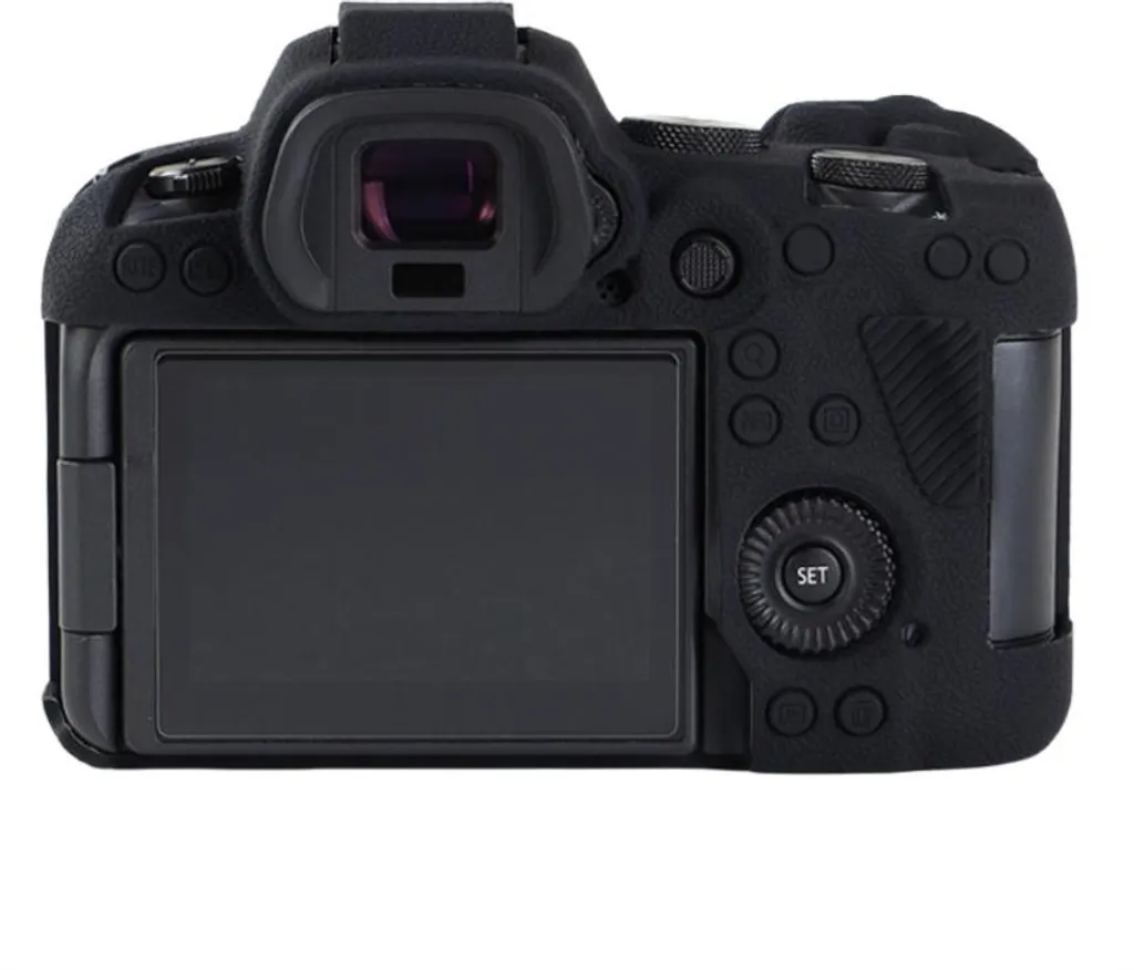 Custodia Sony A6500 da Viaggio | Silicone Nero Anti-Sabbia e Urti