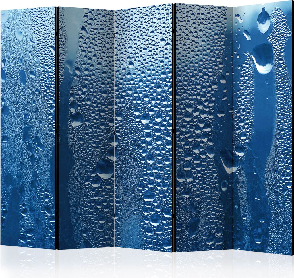 Akusticher Raumteiler Wassertropfen Foto Paravent 225x172 Produktbild 