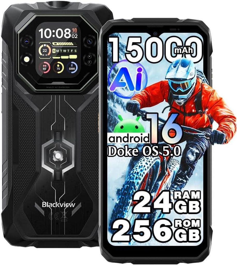 Blackview ROCK 1 Militärisches Outdoor-Smartphone mit Produktbild 