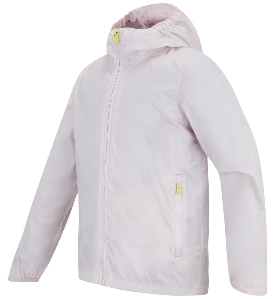 Regatta Kinderjacke Lever Wasserdicht, Farbe:Pink Haze, Kinder Größen:140