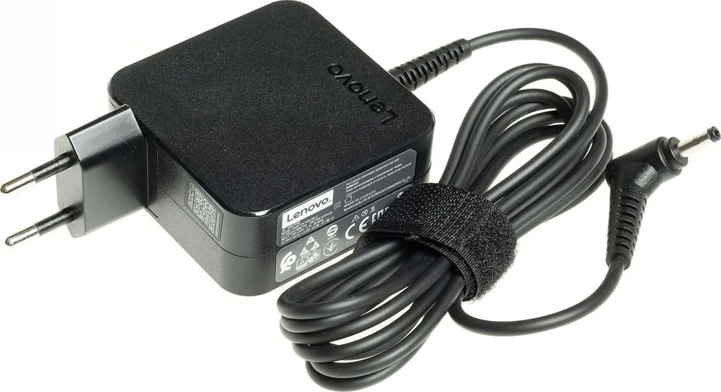 Chargeur PC portable Lenovo 45W bloc alimentation secteur noir