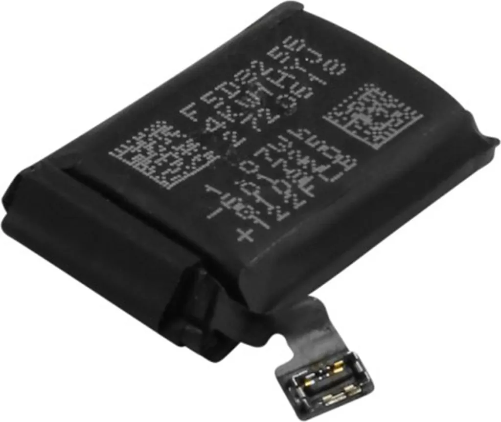 Avizar, batteria Li-Polymer 3.81V 262mAh 1Wh per Apple Watch Series 3, Nero