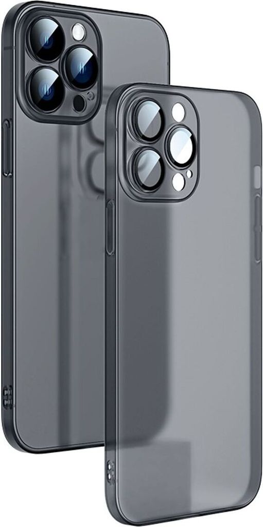 König Design Hülle kompatibel mit Apple iPhone 12 Pro Kunststoff Soft Handyhülle - Handy Case Schwarz
