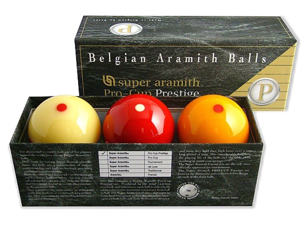 Kugeln Carom Super Aramith Pro-Cup Prestige 61,5mm Produktbild 