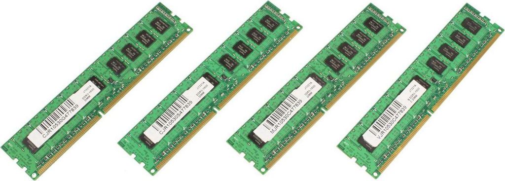 CoreParts MMT1104/16GB, 16 GB, 4 x 4 GB, DDR3, 1600 MHz, Grün