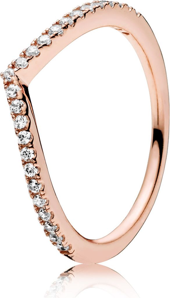 Pandora Rose 186316CZ Ring Shimmering Wish Gr. 54
